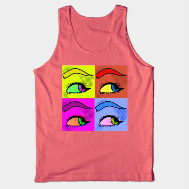 pop art eyes Tank Top by kaya :}